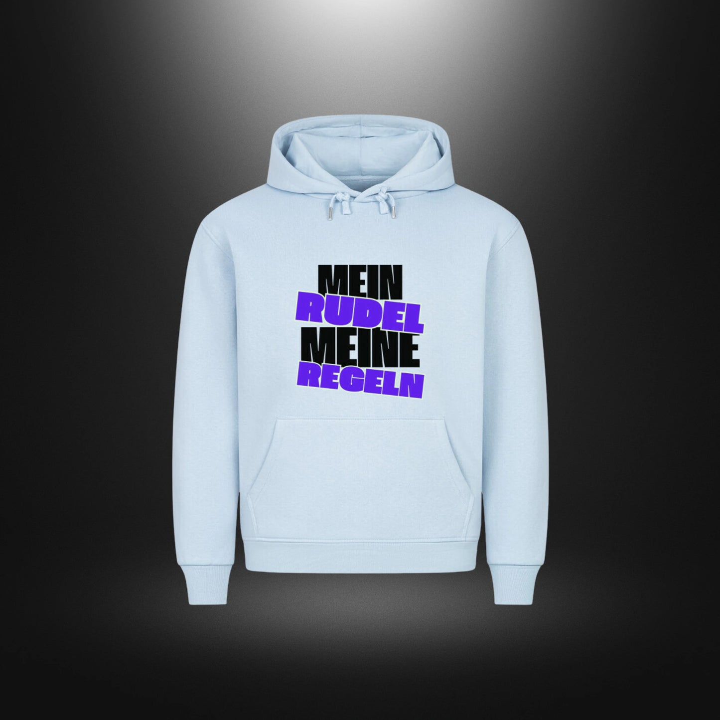 HigherBlanks Premium Hoodie - MEIN RUDEL MEINE REGELN M