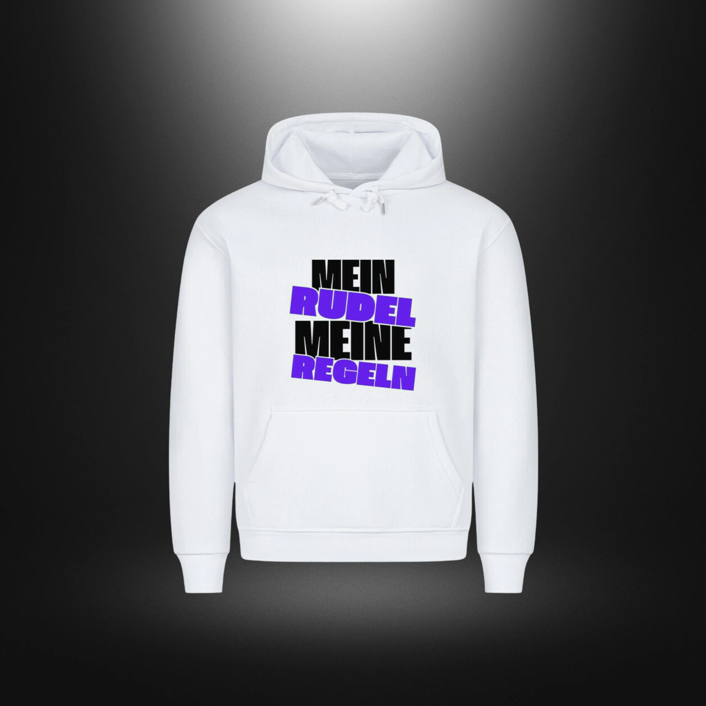 HigherBlanks Premium Hoodie - MEIN RUDEL MEINE REGELN M
