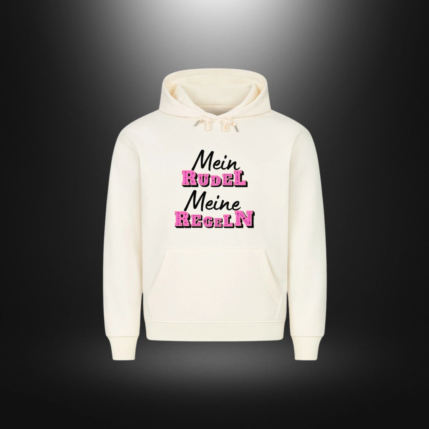 HigherBlanks Premium Hoodie - Mein RUDEL Meine REGELN W