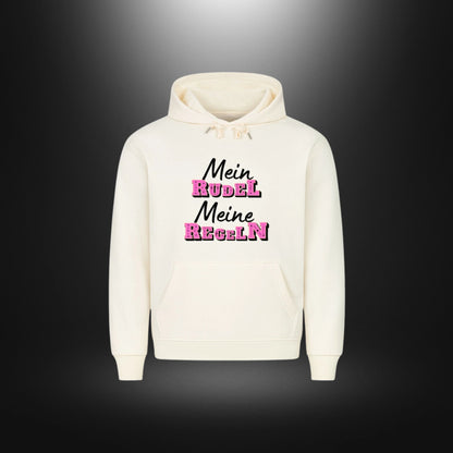 HigherBlanks Premium Hoodie - Mein RUDEL Meine REGELN W