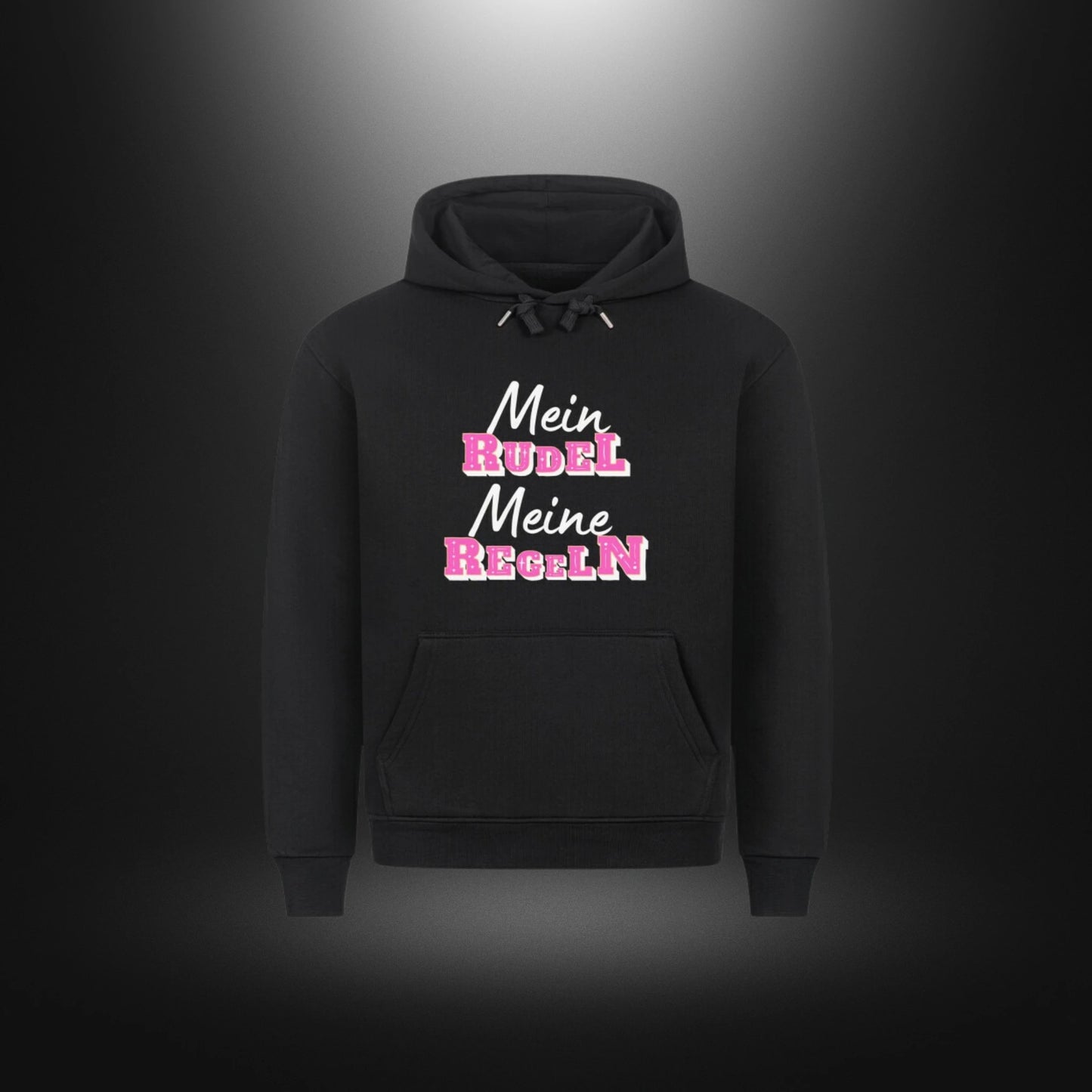 HigherBlanks Premium Hoodie - Mein RUDEL Meine REGELN W
