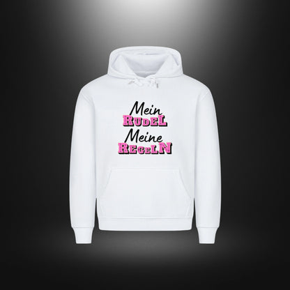 HigherBlanks Premium Hoodie - Mein RUDEL Meine REGELN W