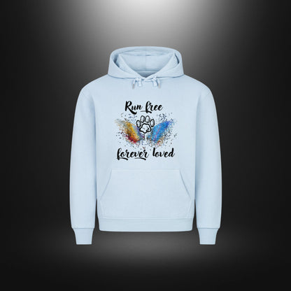 HigherBlanks Premium Hoodie - Run free forever loved Hund