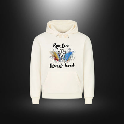 HigherBlanks Premium Hoodie - Run free forever loved Hund
