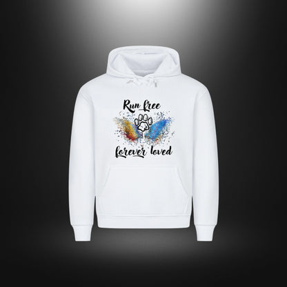 HigherBlanks Premium Hoodie - Run free forever loved Hund