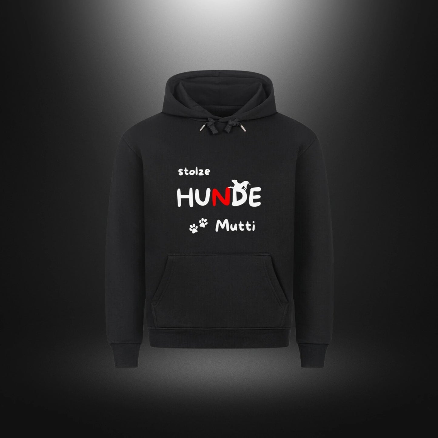 HigherBlanks Premium Hoodie - stolze HUNDE Mutti