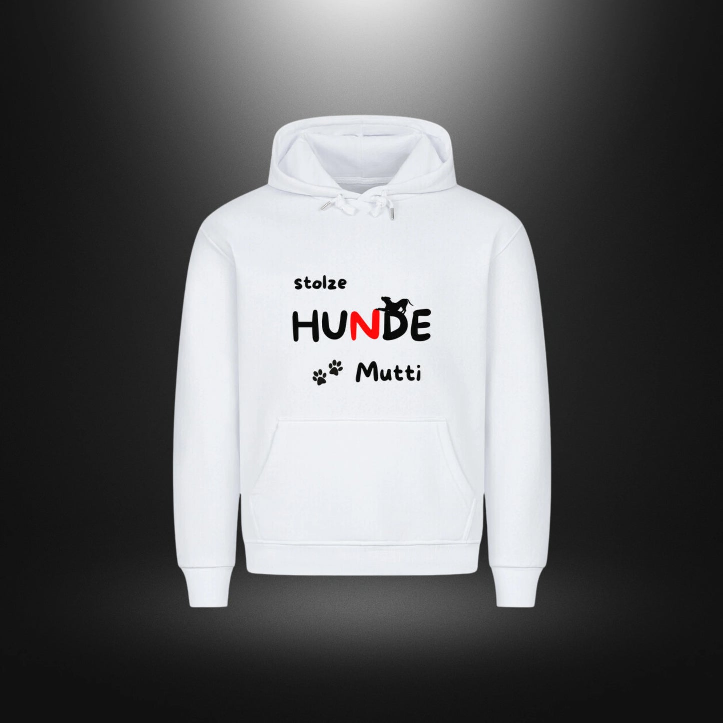 HigherBlanks Premium Hoodie - stolze HUNDE Mutti