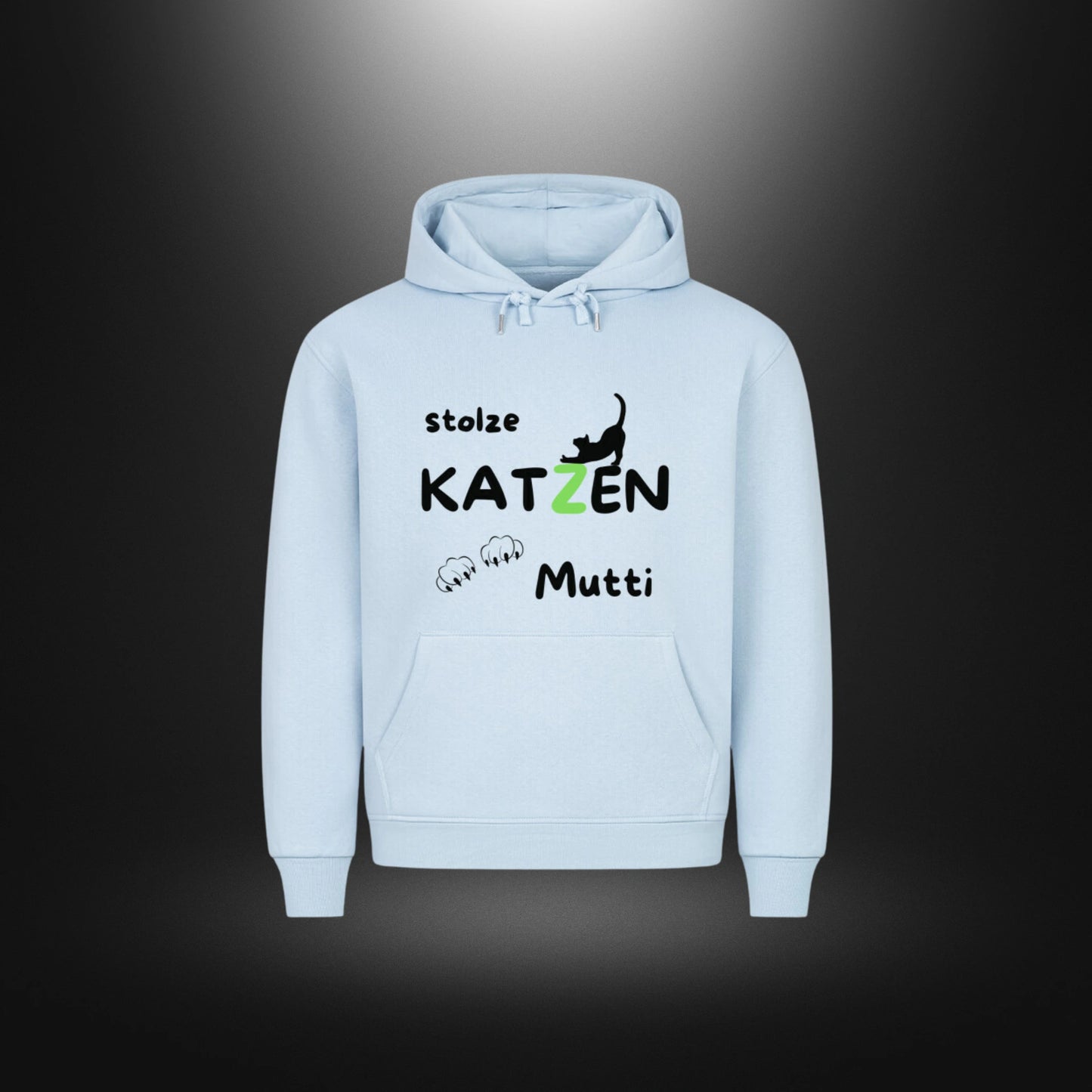 HigherBlanks Premium Hoodie - stolze KATZEN Mutti