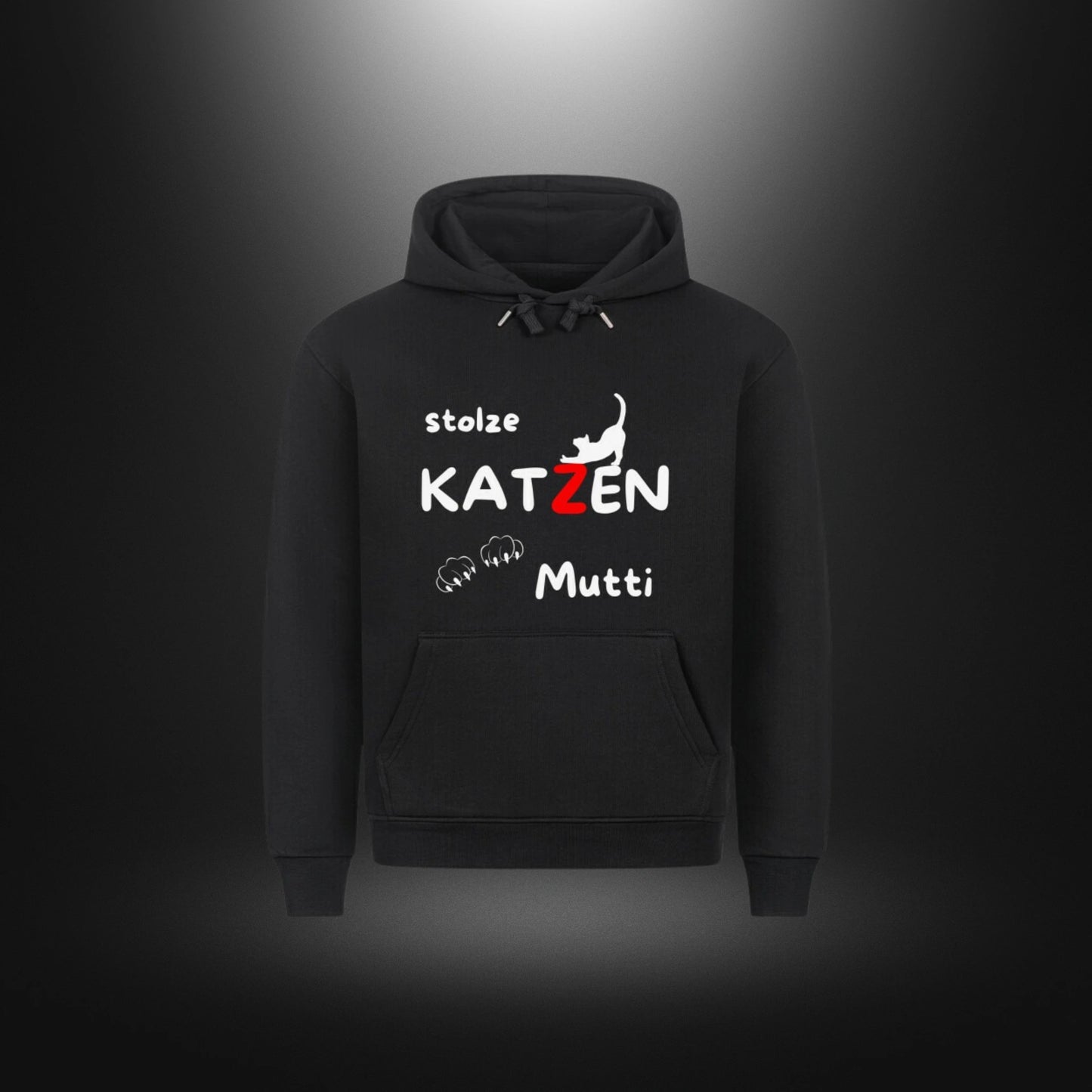 HigherBlanks Premium Hoodie - stolze KATZEN Mutti