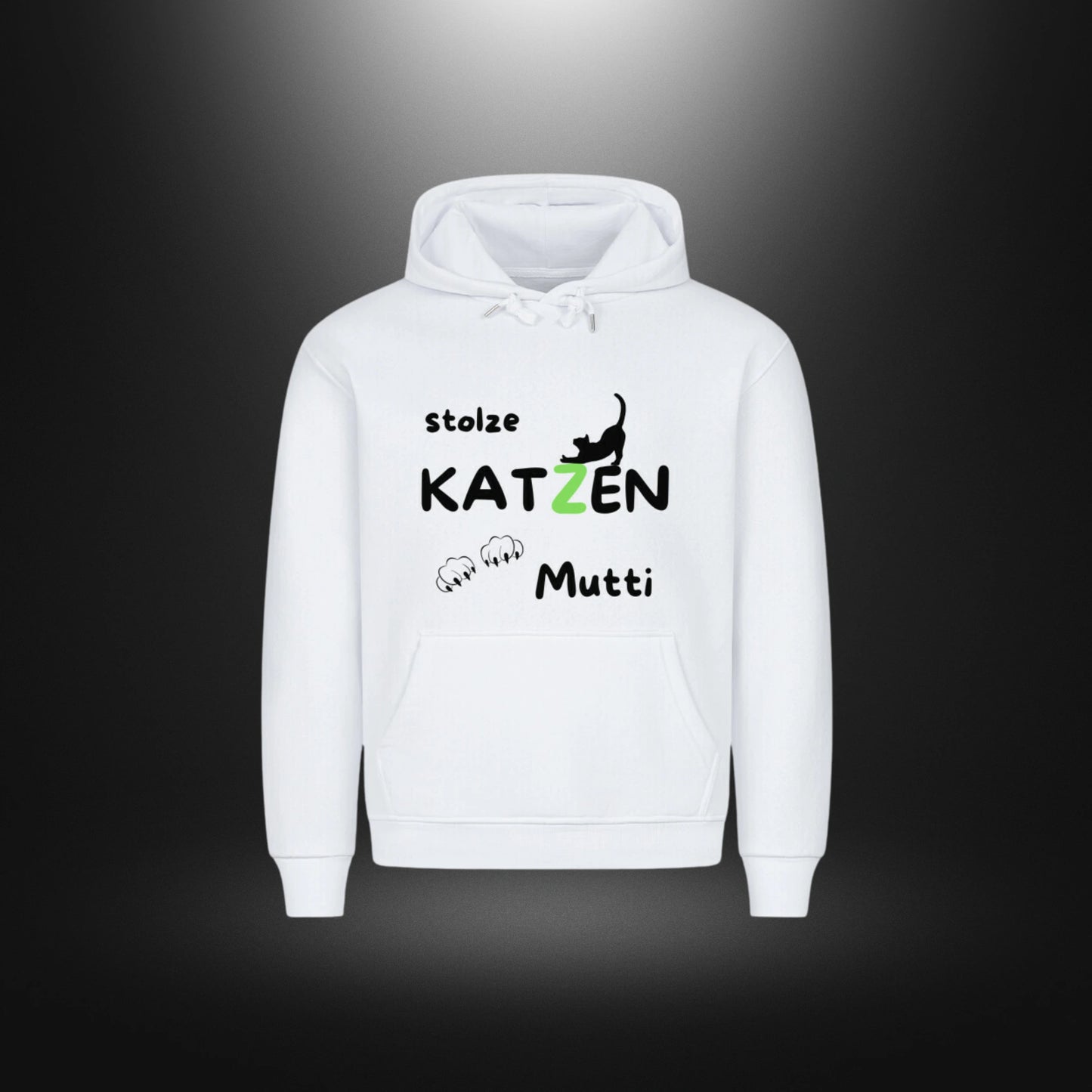 HigherBlanks Premium Hoodie - stolze KATZEN Mutti