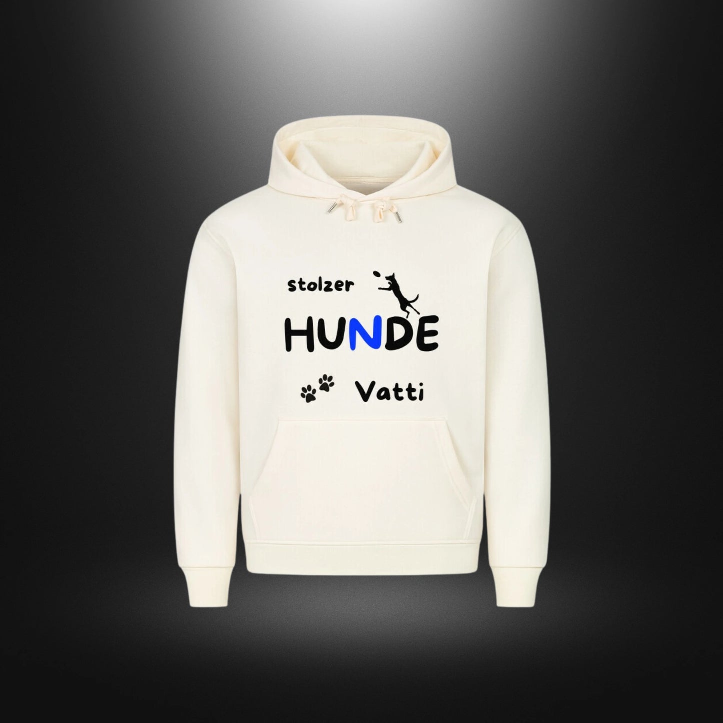 HigherBlanks Premium Hoodie - stolzer HUNDE Vatti