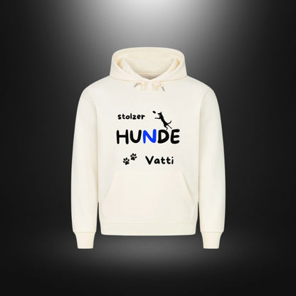 HigherBlanks Premium Hoodie - stolzer HUNDE Vatti