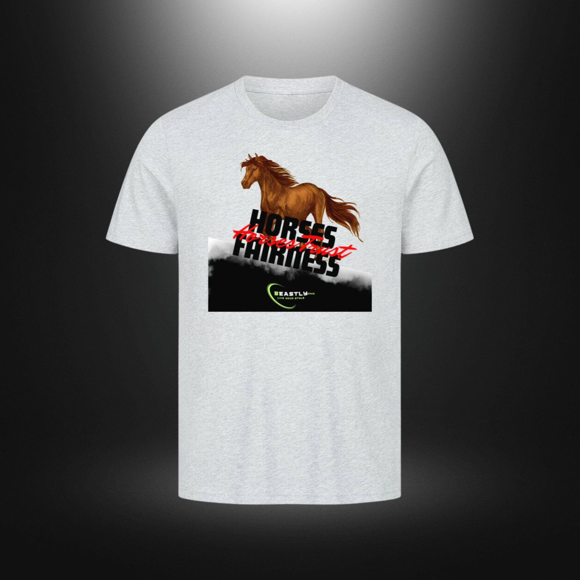 HigherBlanks Premium T-Shirt - BeastlyChic Marke HORSES FAIRNESS
