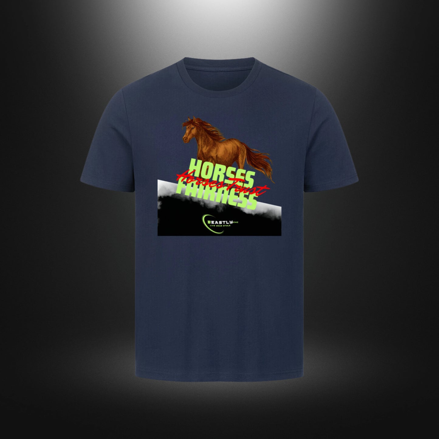 HigherBlanks Premium T-Shirt - BeastlyChic Marke HORSES FAIRNESS