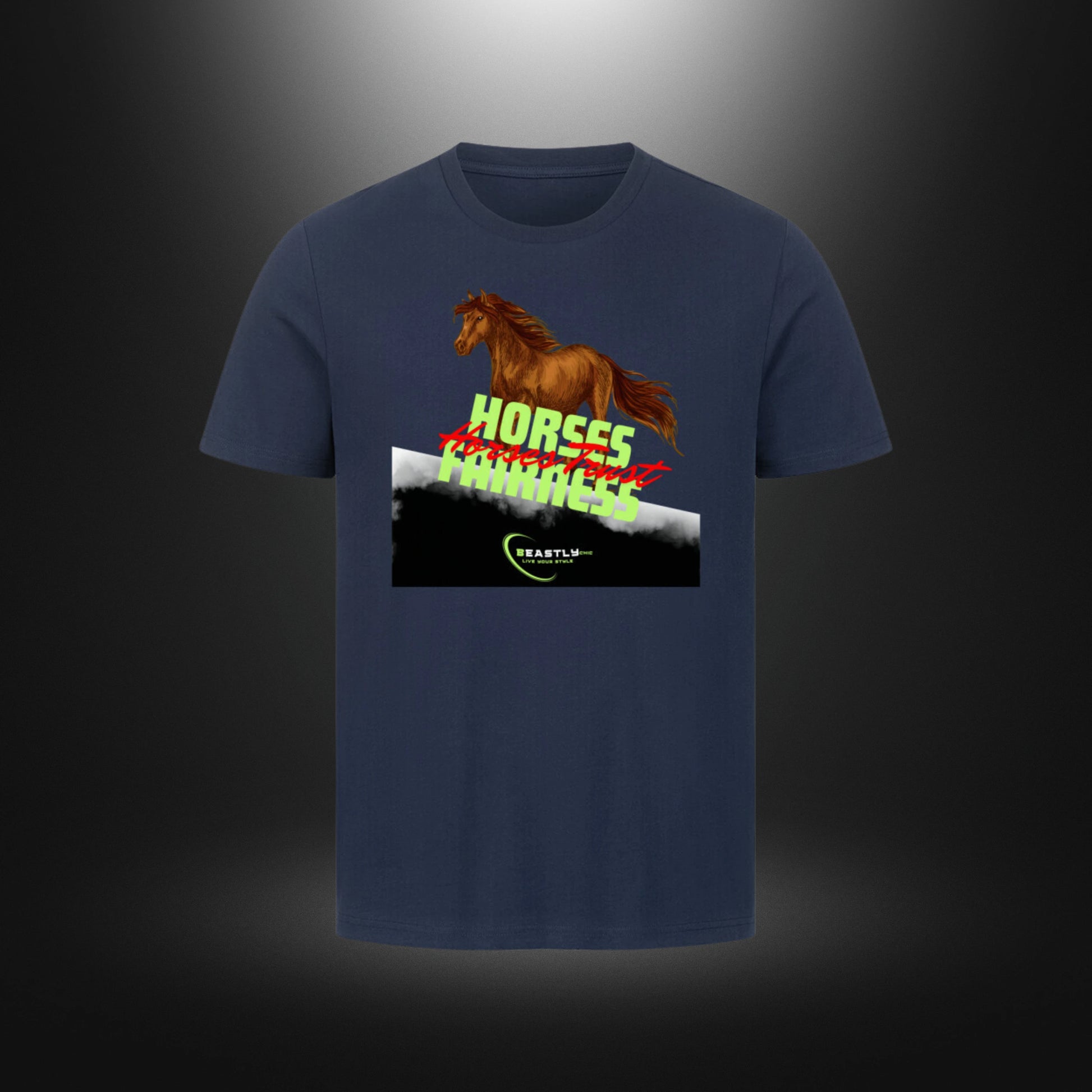 HigherBlanks Premium T-Shirt - BeastlyChic Marke HORSES FAIRNESS