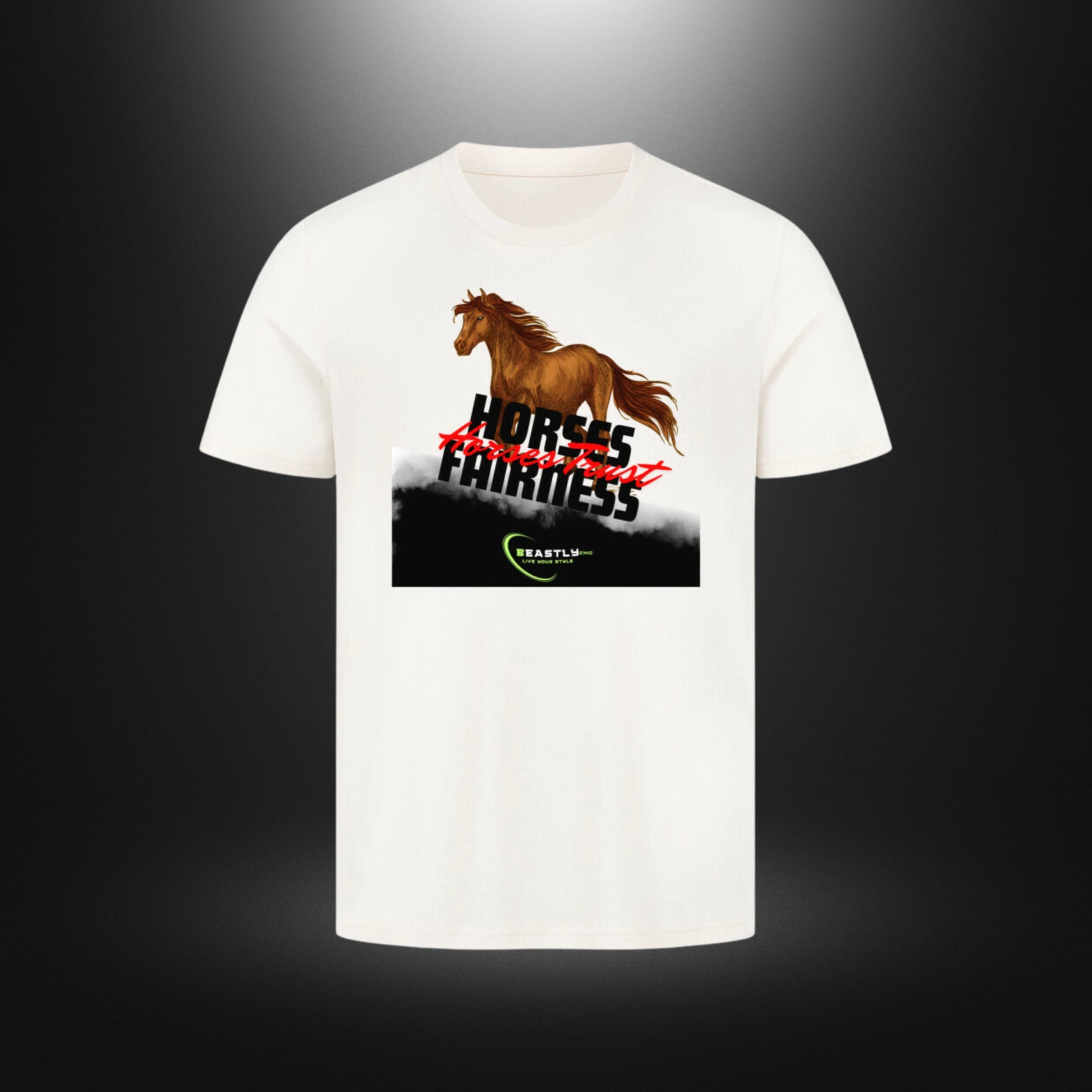 HigherBlanks Premium T-Shirt - BeastlyChic Marke HORSES FAIRNESS