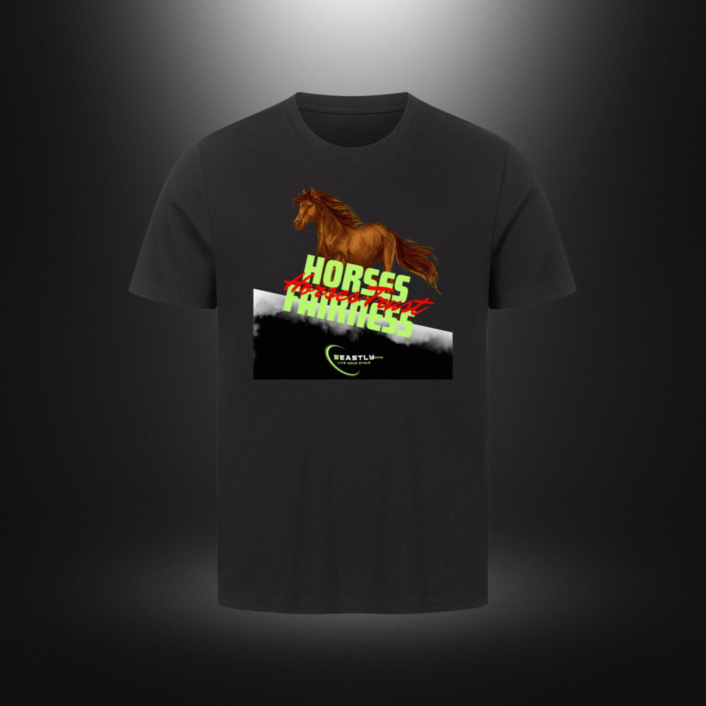 HigherBlanks Premium T-Shirt - BeastlyChic Marke HORSES FAIRNESS