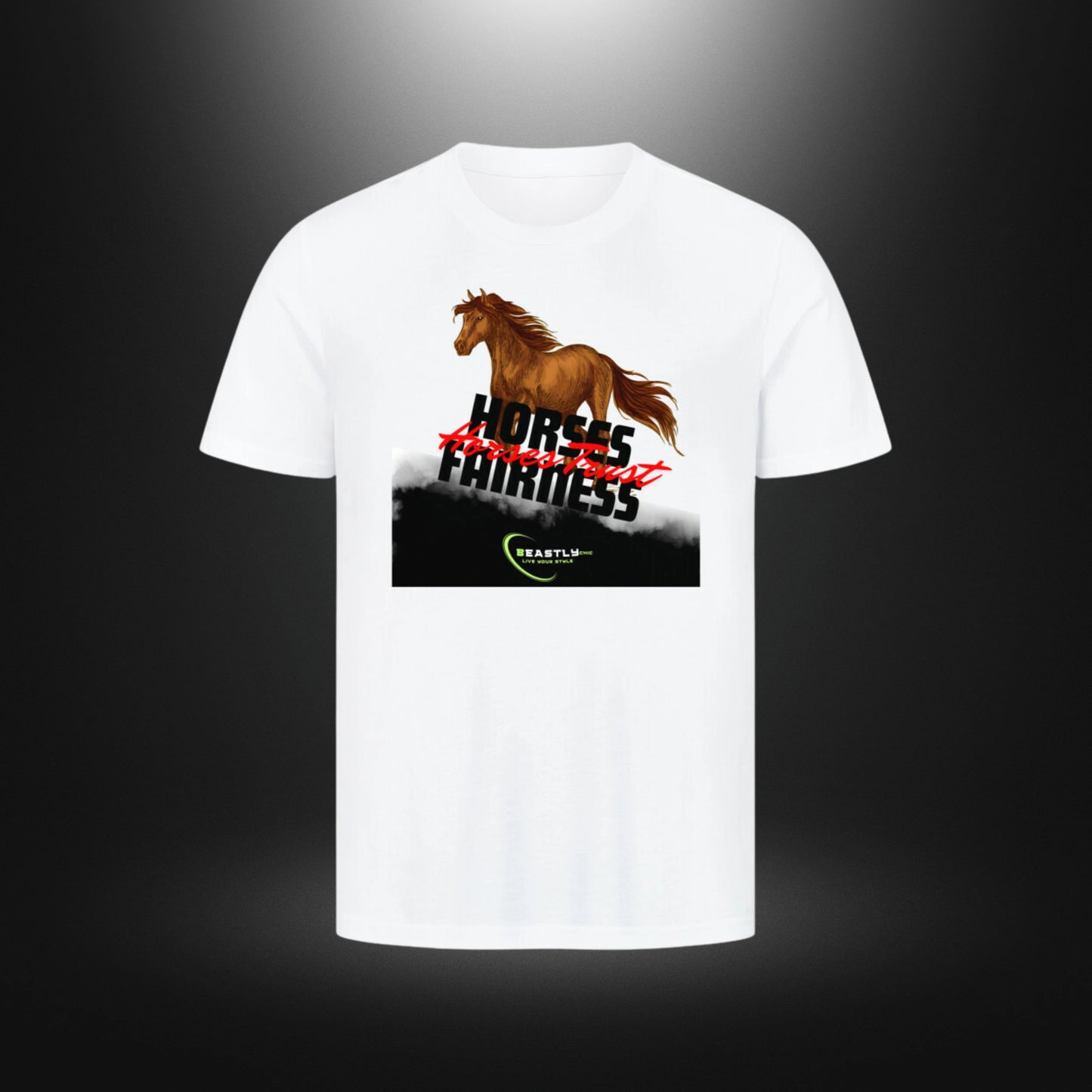 HigherBlanks Premium T-Shirt - BeastlyChic Marke HORSES FAIRNESS