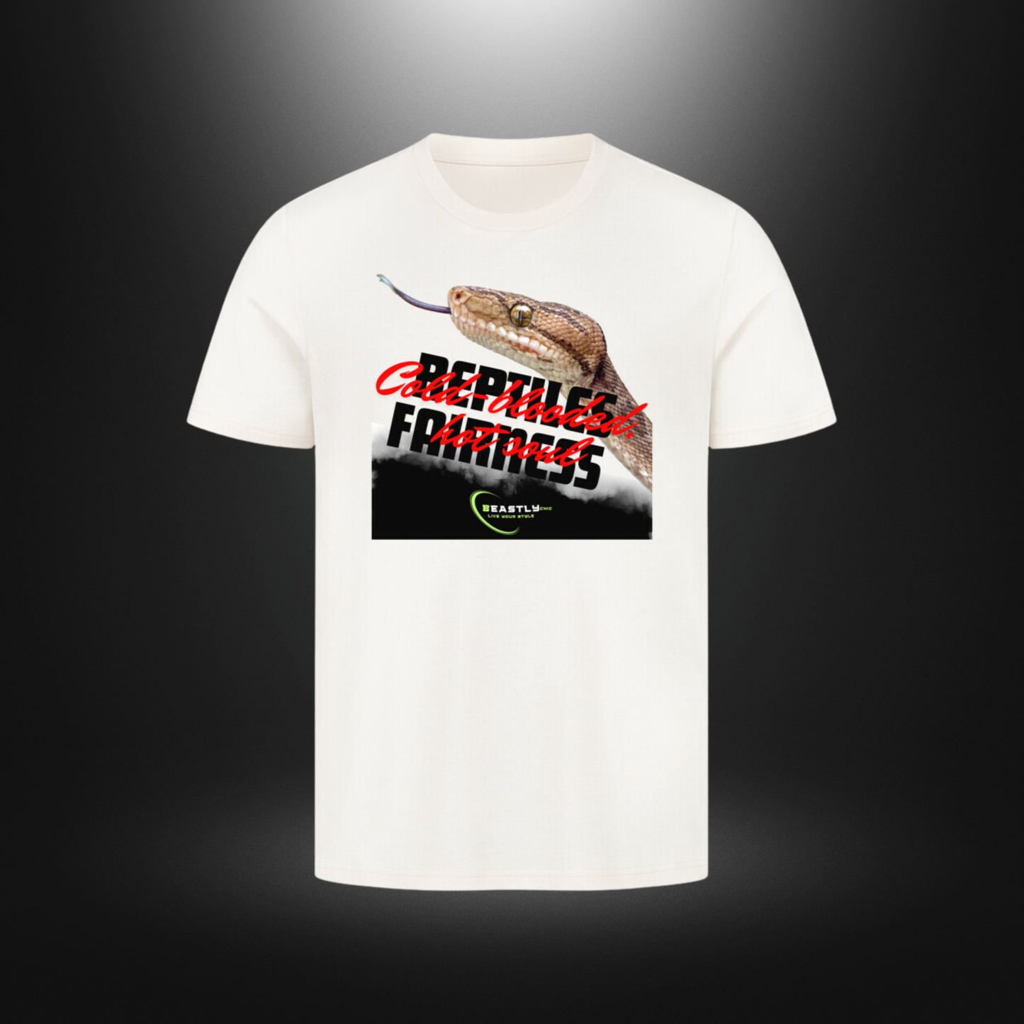 HigherBlanks Premium T-Shirt - BeastlyChic Marke REPTILES FAIRNESS