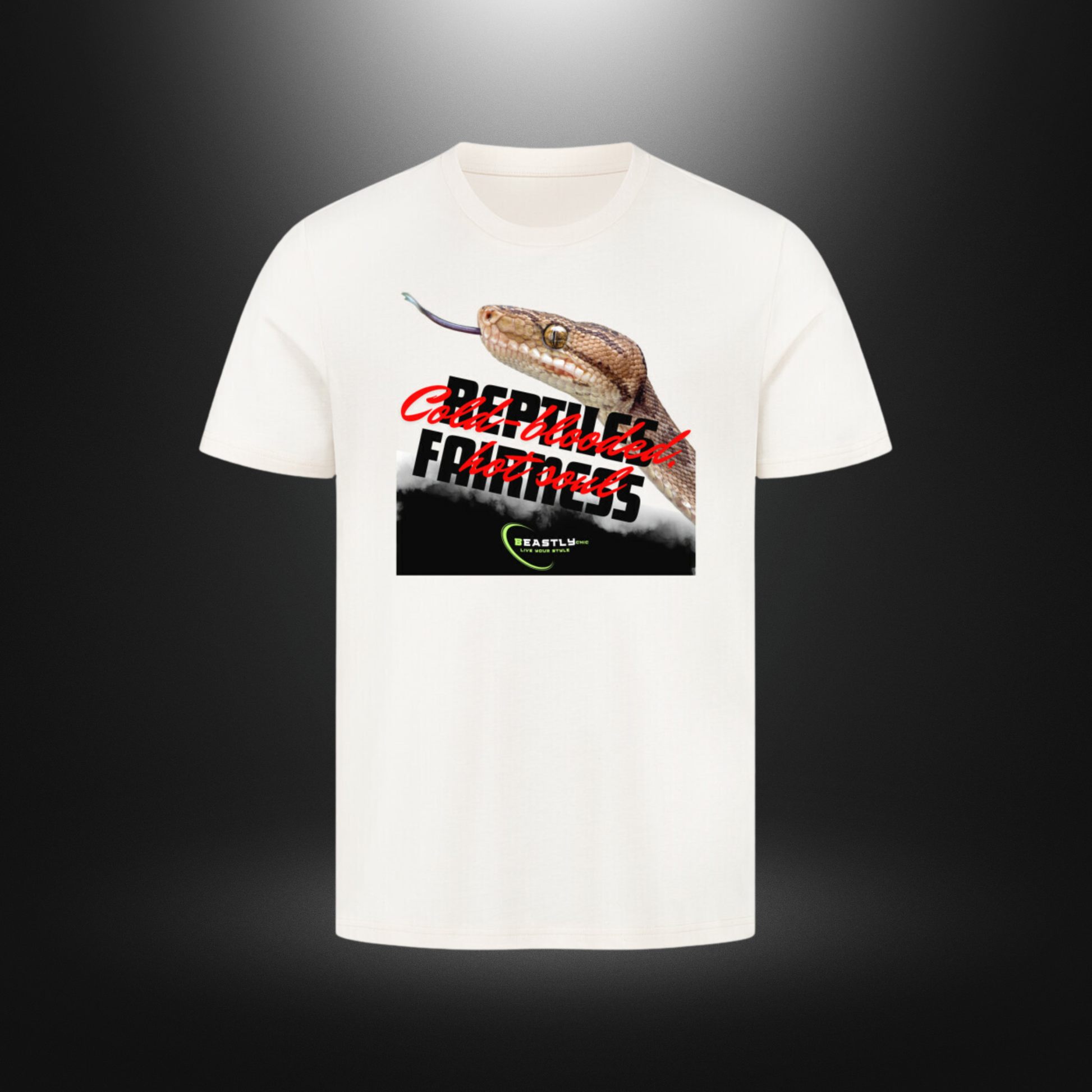 HigherBlanks Premium T-Shirt - BeastlyChic Marke REPTILES FAIRNESS