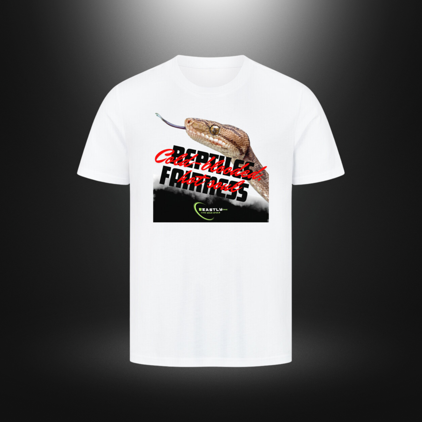 HigherBlanks Premium T-Shirt - BeastlyChic Marke REPTILES FAIRNESS