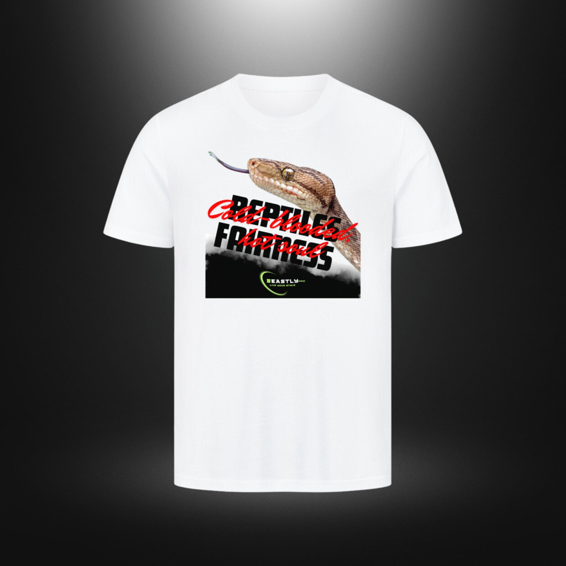 HigherBlanks Premium T-Shirt - BeastlyChic Marke REPTILES FAIRNESS