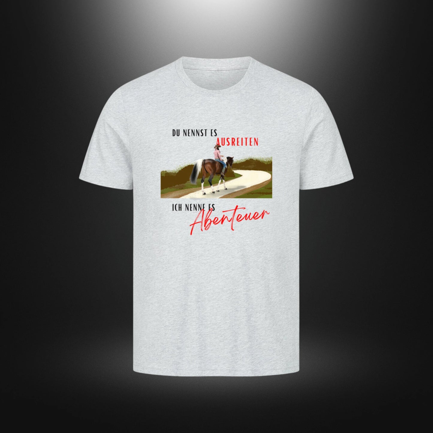 HigherBlanks Premium T-Shirt - DU NENNST ES AUSREITEN ICH NENNE ES Abenteuer
