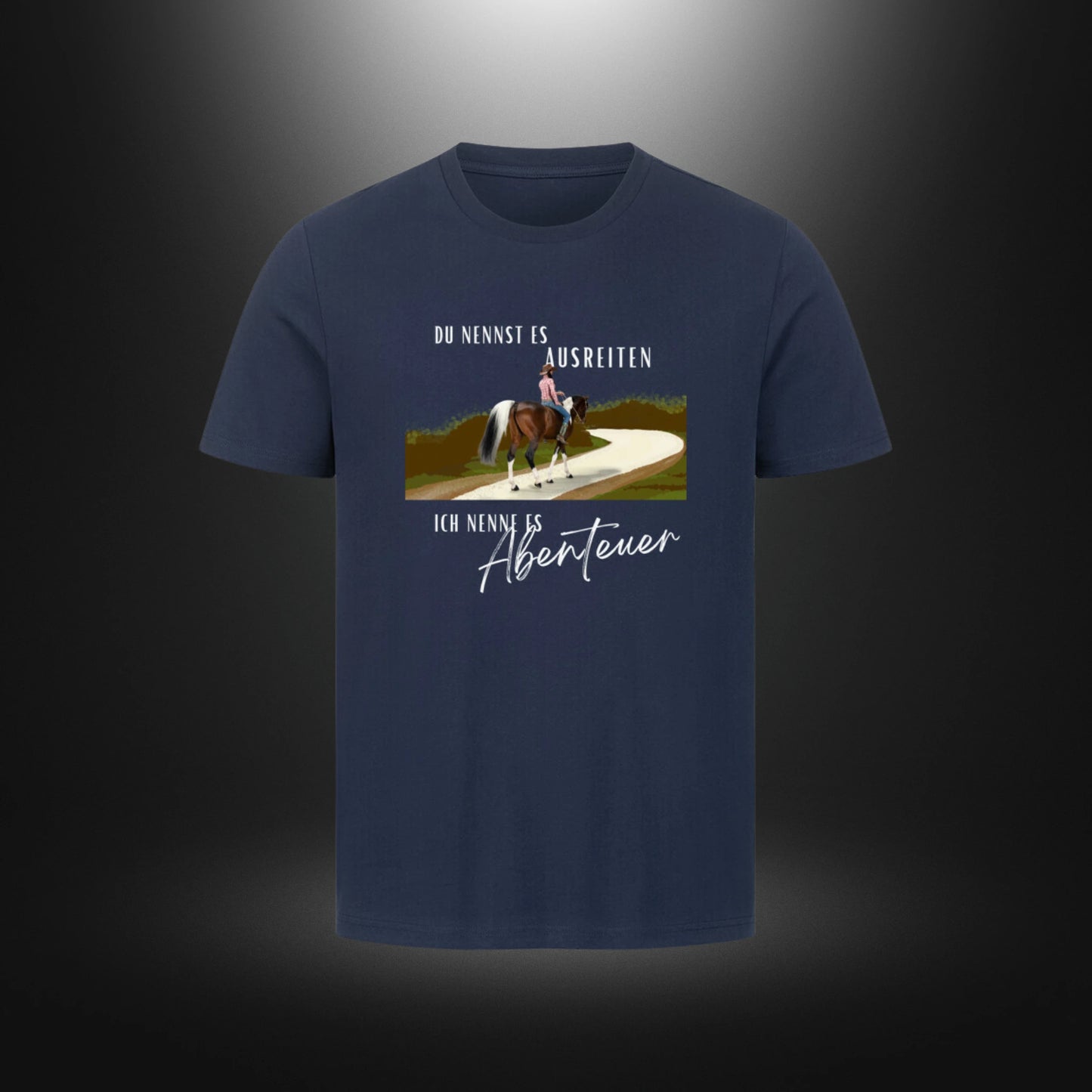 HigherBlanks Premium T-Shirt - DU NENNST ES AUSREITEN ICH NENNE ES Abenteuer