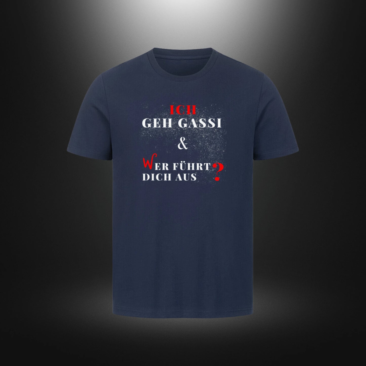 HigherBlanks Premium T-Shirt - ICH GEH GASSI & WER FÜHRT DICH AUS ?