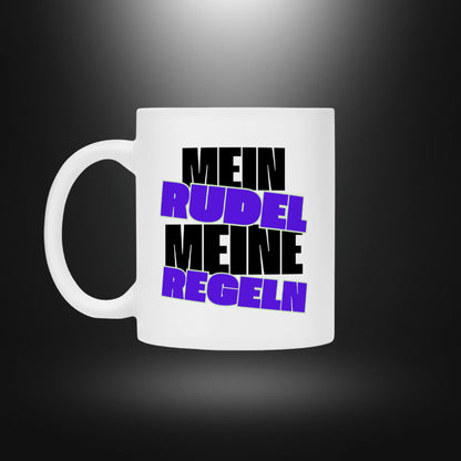 Tasse - MEIN RUDEL MEINE REGELN - M
