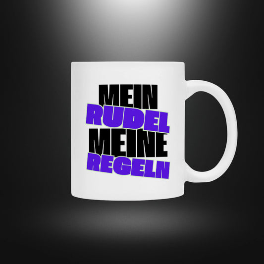 Tasse - MEIN RUDEL MEINE REGELN - M