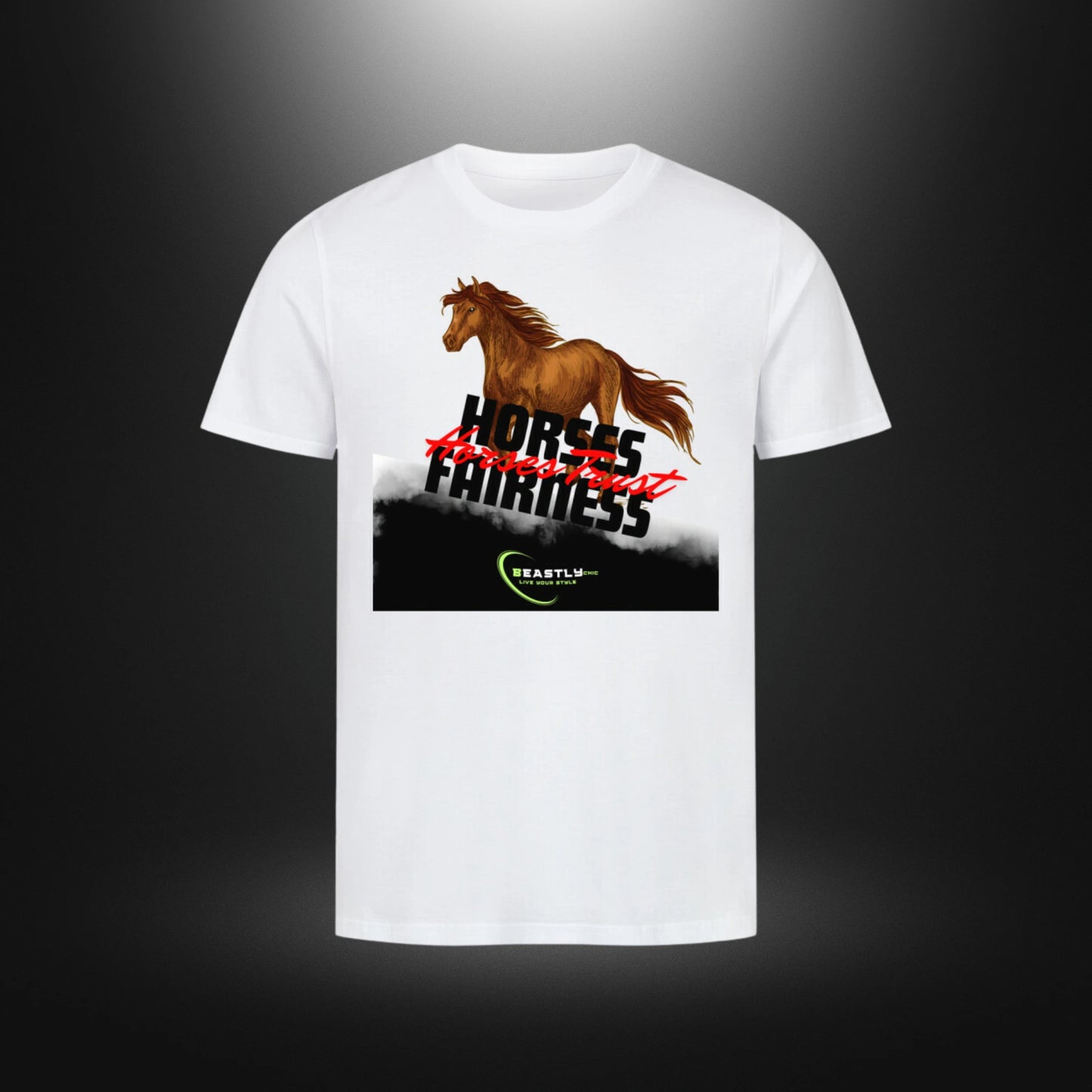 Premium Organic Shirt - Beastlychic Marke HORSES FAIRNESS