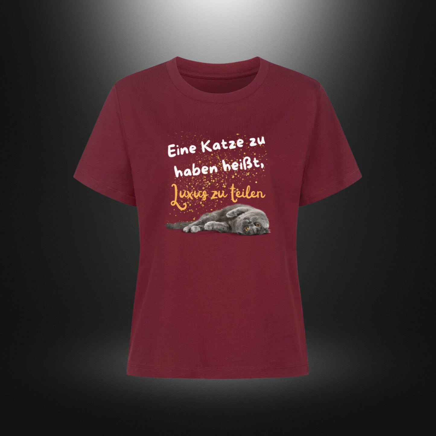 Premium Organic Shirt Women - Eine Katze zu haben heißt, Luxus zu teilen