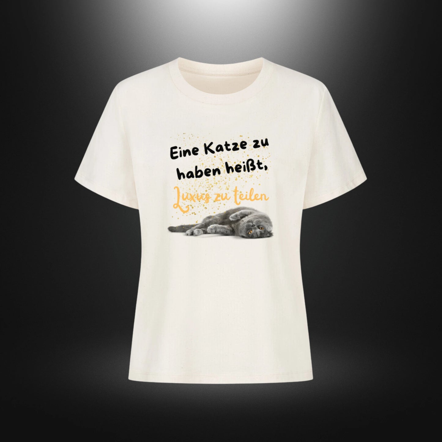 Premium Organic Shirt Women - Eine Katze zu haben heißt, Luxus zu teilen