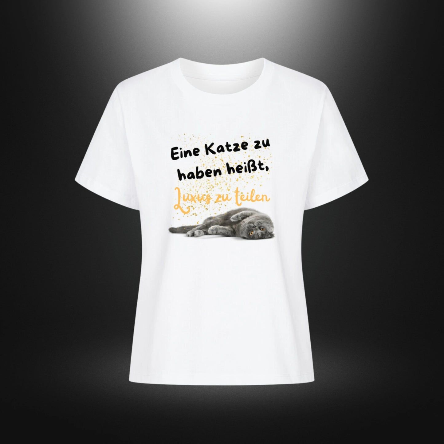 Premium Organic Shirt Women - Eine Katze zu haben heißt, Luxus zu teilen