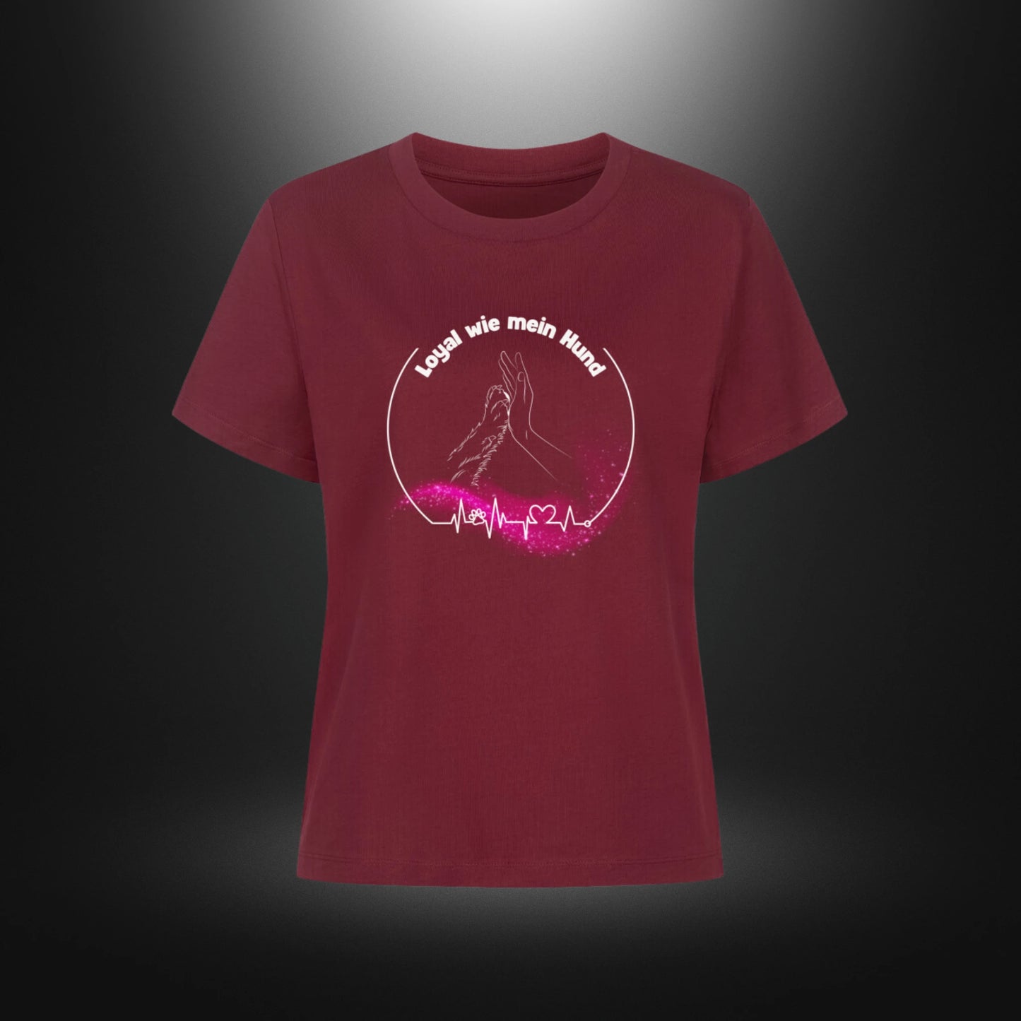 Premium Organic Shirt Women - Loyal wie mein Hund