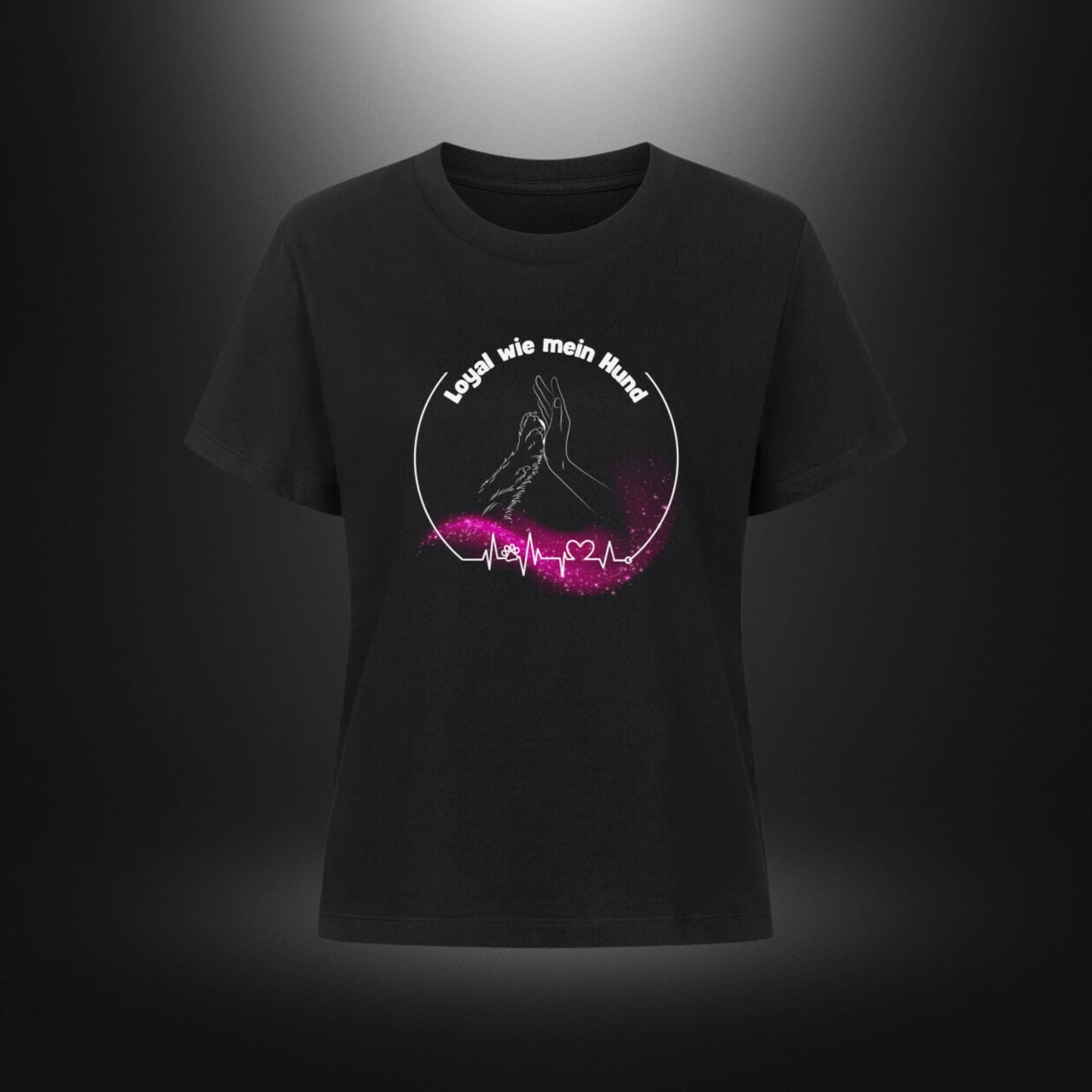 Premium Organic Shirt Women - Loyal wie mein Hund