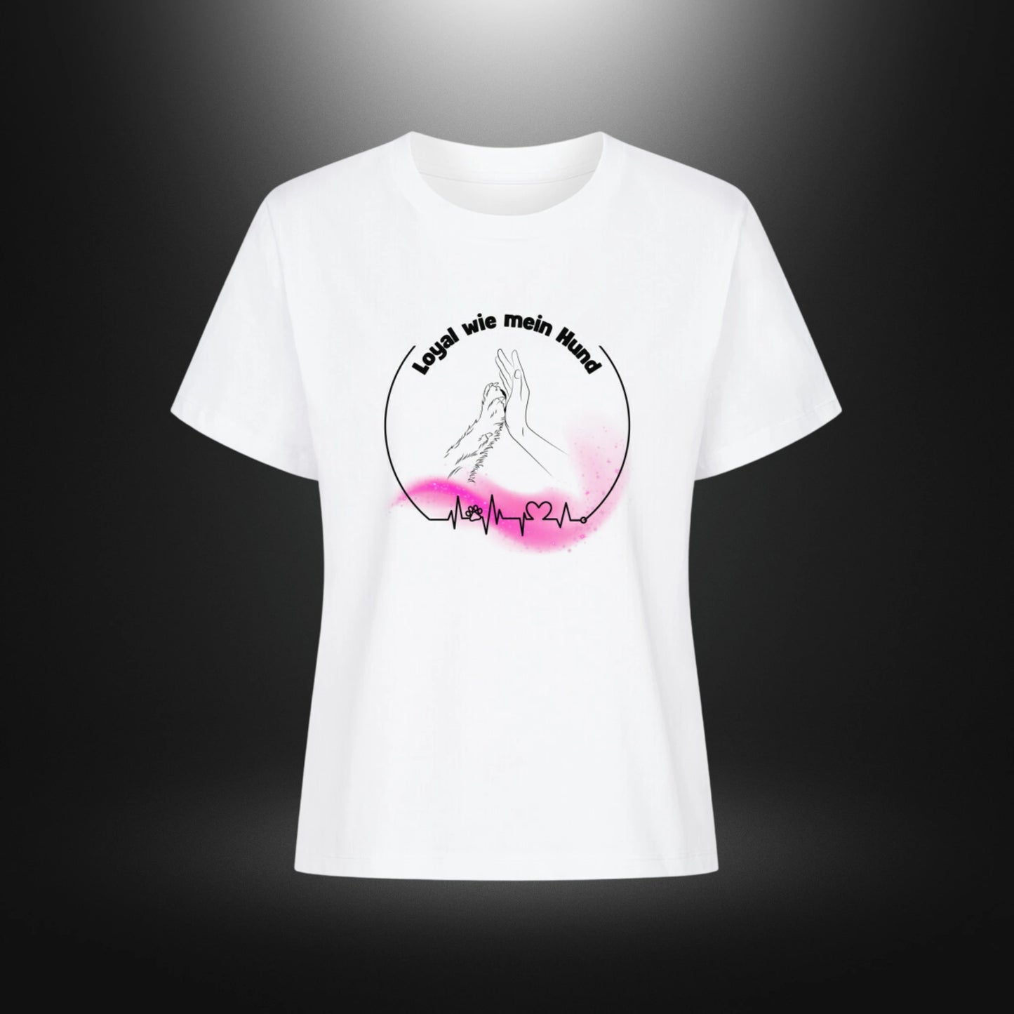 Premium Organic Shirt Women - Loyal wie mein Hund