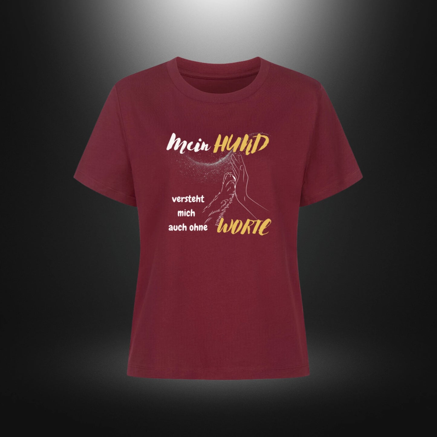Premium Organic Shirt Women - Mein HUND versteht mich auch ohne WORTE