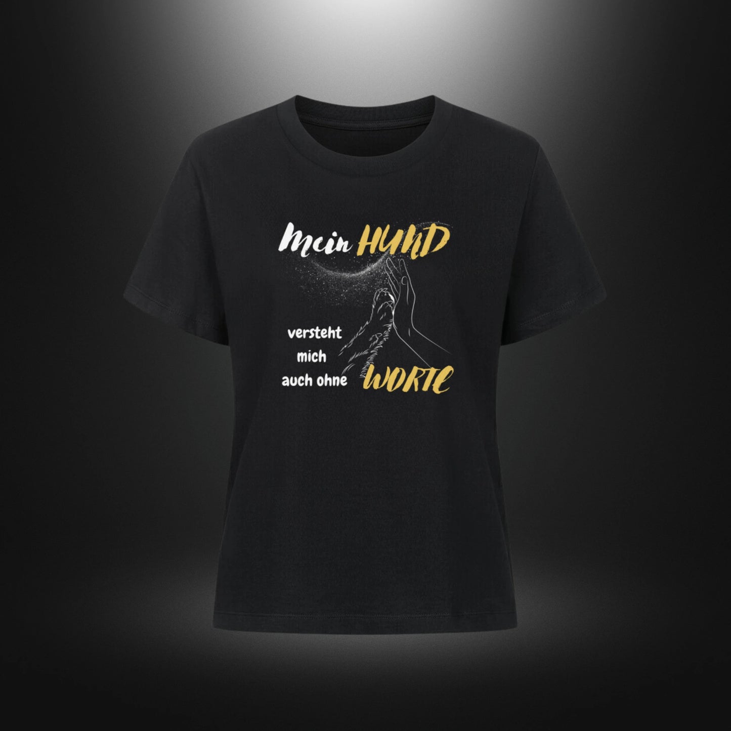 Premium Organic Shirt Women - Mein HUND versteht mich auch ohne WORTE