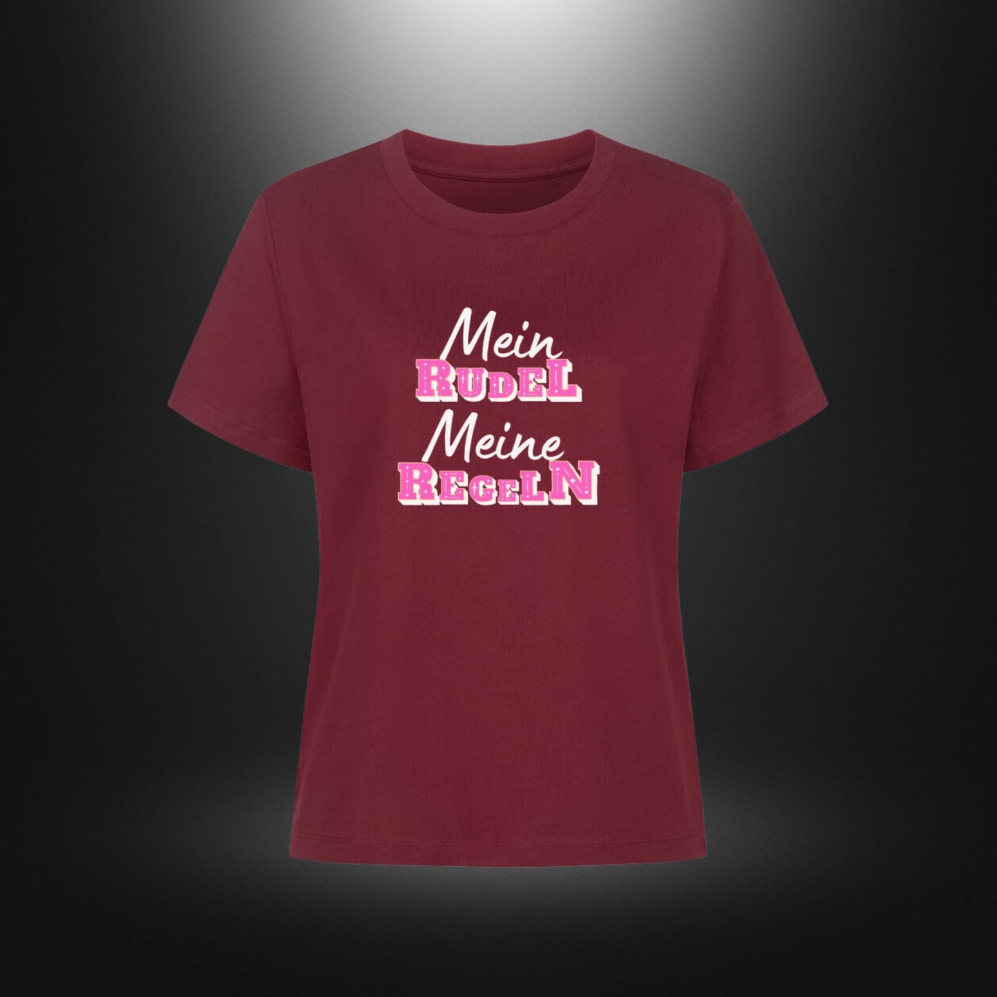 Premium Organic Shirt Women - Mein RUDEL Meine REGELN