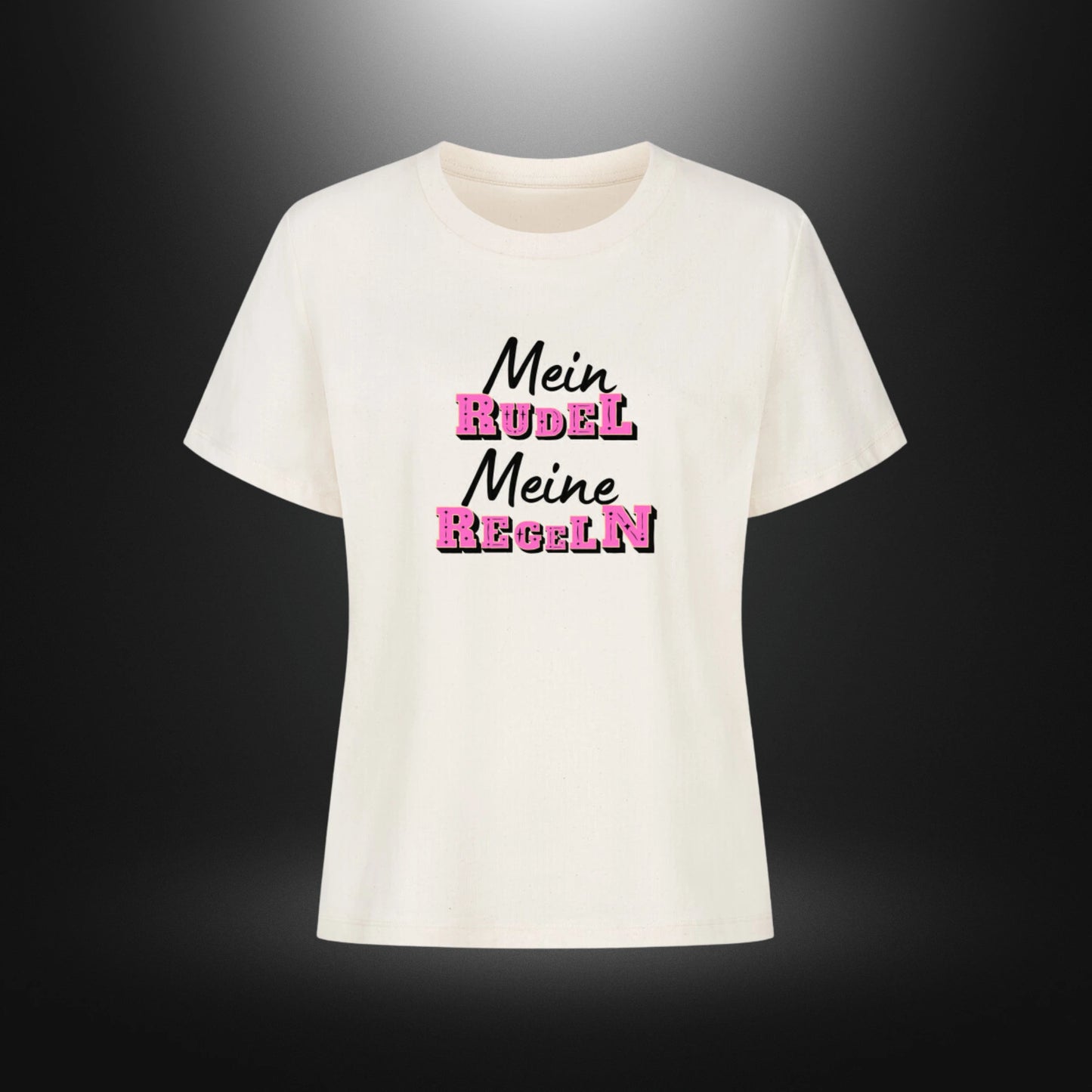 Premium Organic Shirt Women - Mein RUDEL Meine REGELN