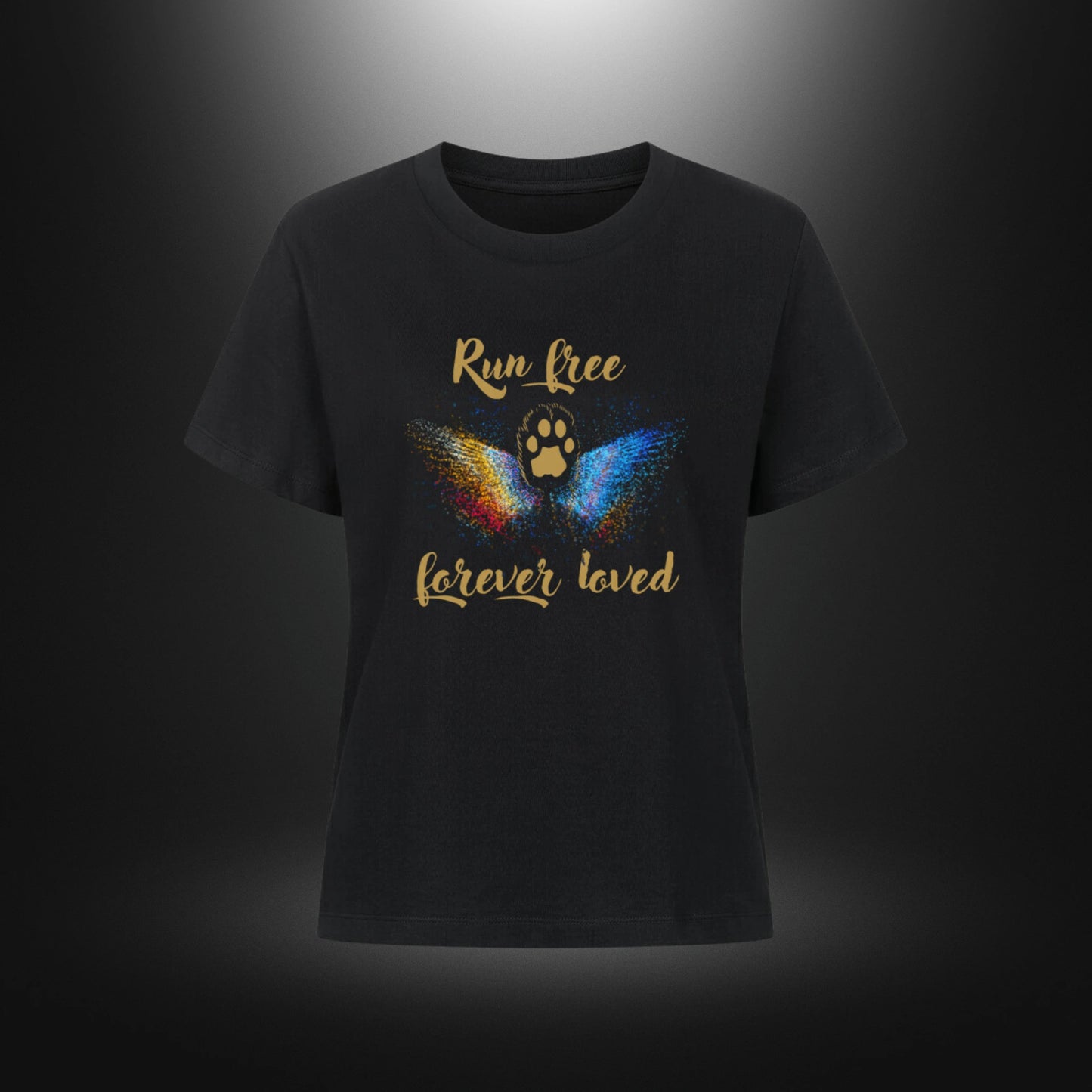 Premium Organic Shirt Women - Run free forever loved Katze