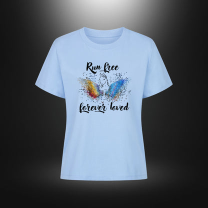 Premium Organic Shirt Women - Run free forever loved Pferd