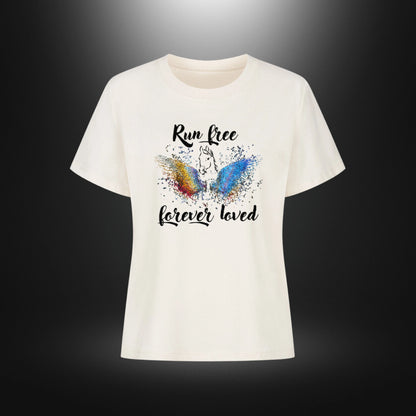 Premium Organic Shirt Women - Run free forever loved Pferd