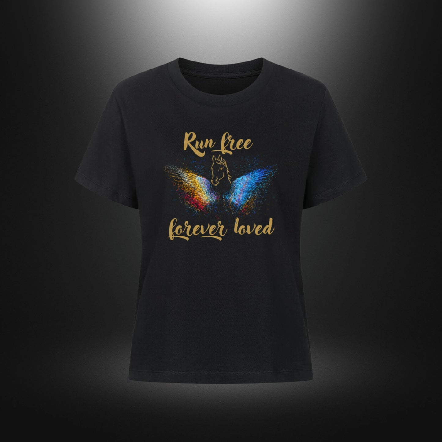 Premium Organic Shirt Women - Run free forever loved Pferd