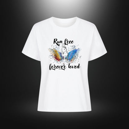 Premium Organic Shirt Women - Run free forever loved Pferd