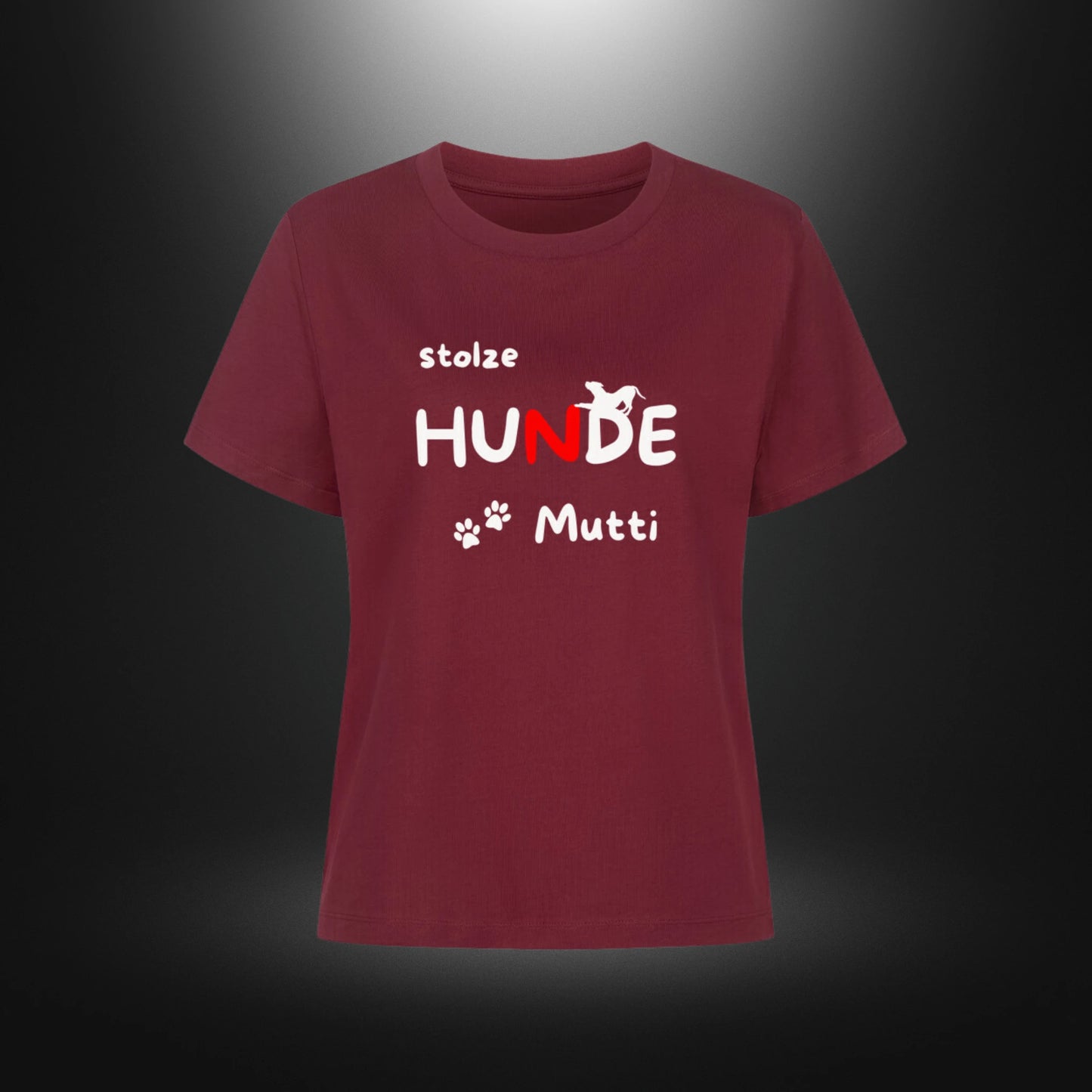 Premium Organic Shirt Women - stolze HUNDE Mutti