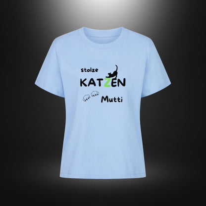 Premium Organic Shirt Women - stolze KATZEN Mutti