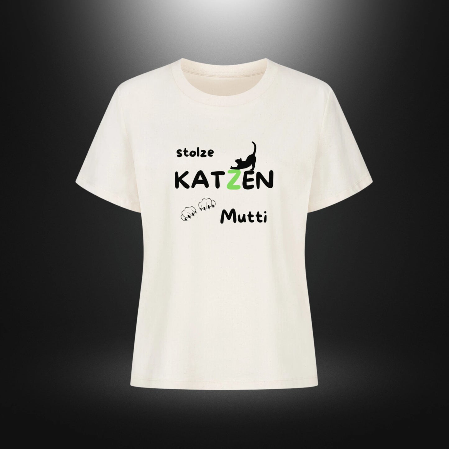 Premium Organic Shirt Women - stolze KATZEN Mutti